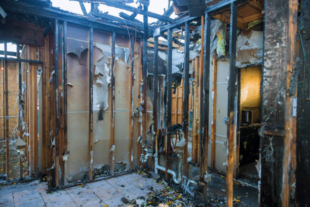 Professional Fire Damage Restoration technician working in Jersey Shore, PA
